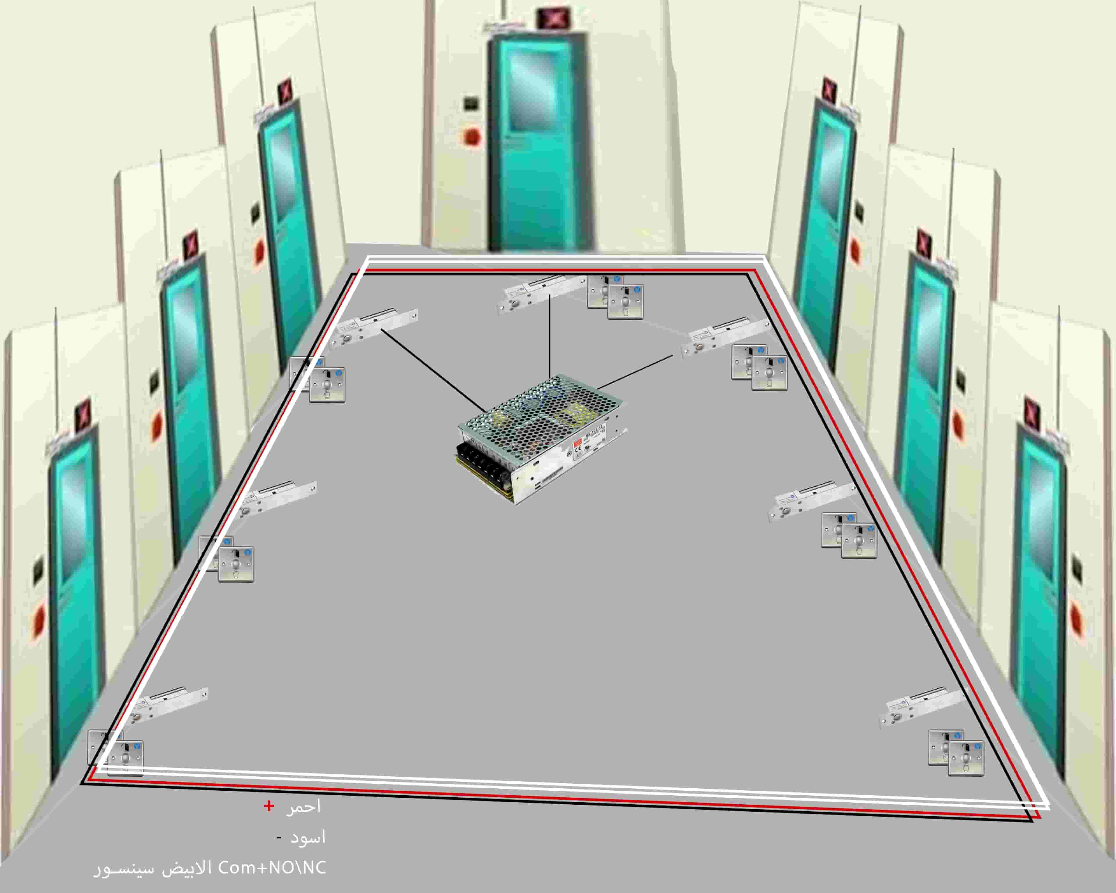 The Interlock Unit is an application to control the exit of two doors, such as the bank, hospital, companies, factories and prison. Door Interlock System