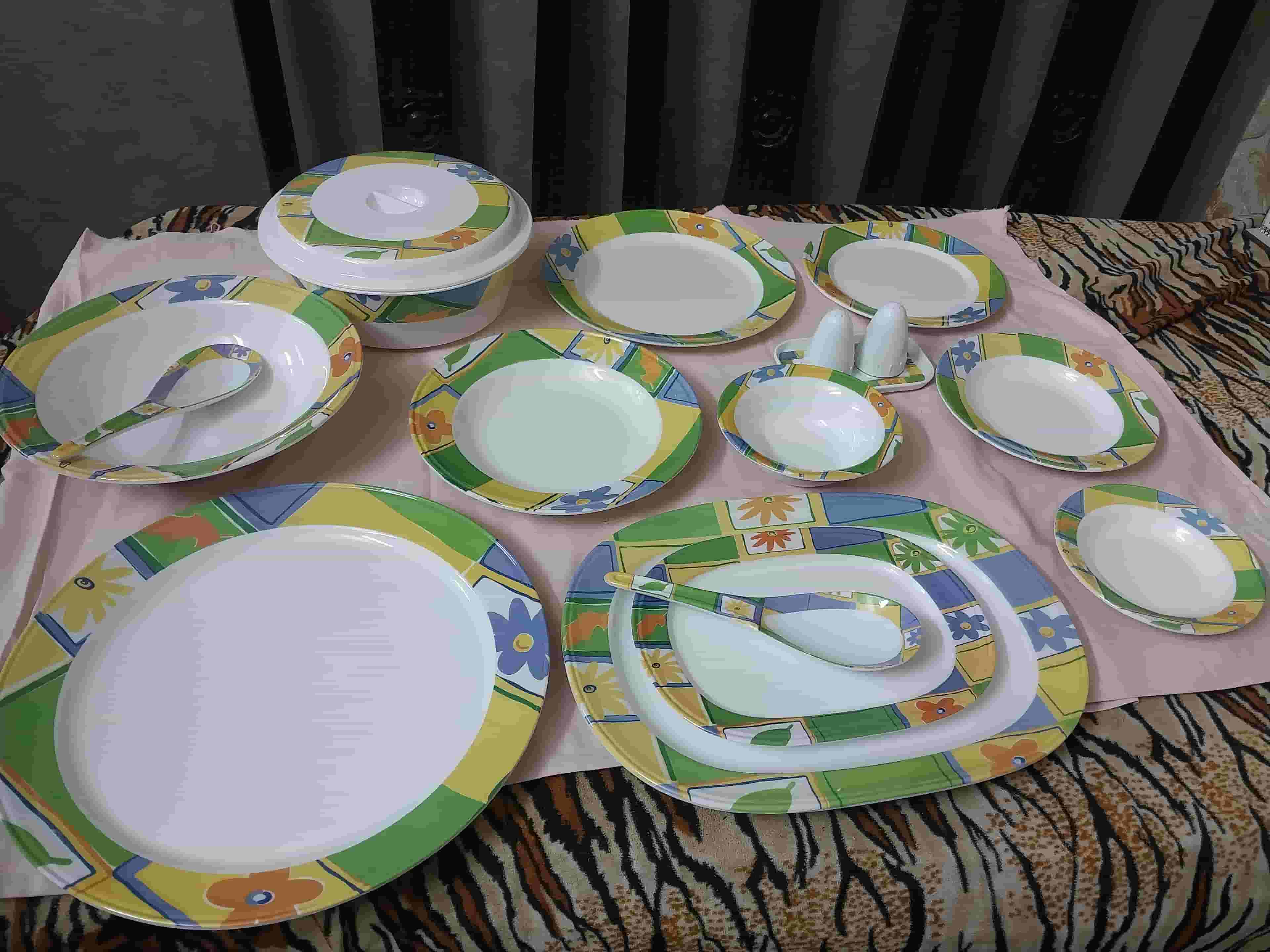  Melamine Electrum set with new modern design and colors