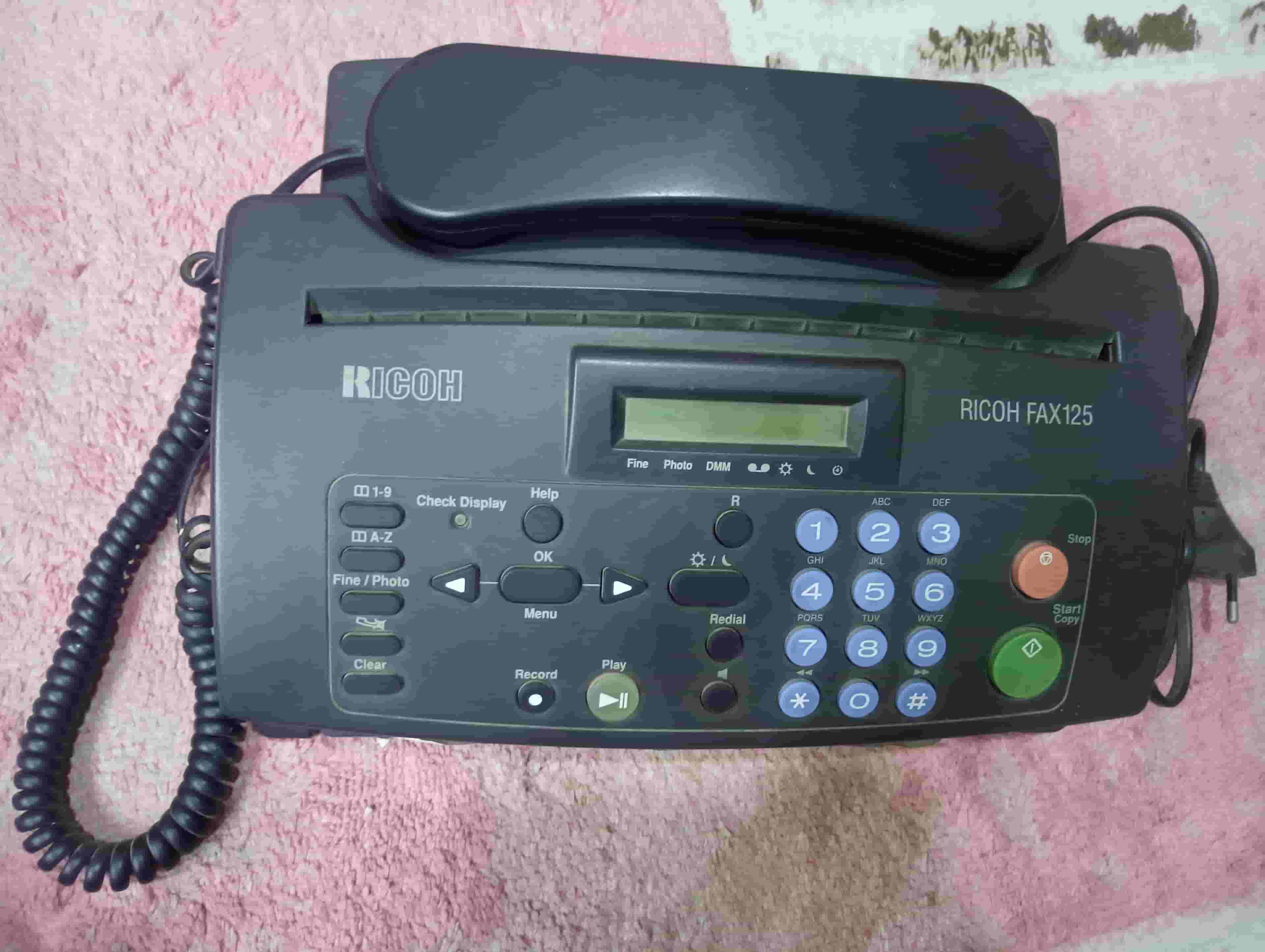 New Ricoh fax Australian fax