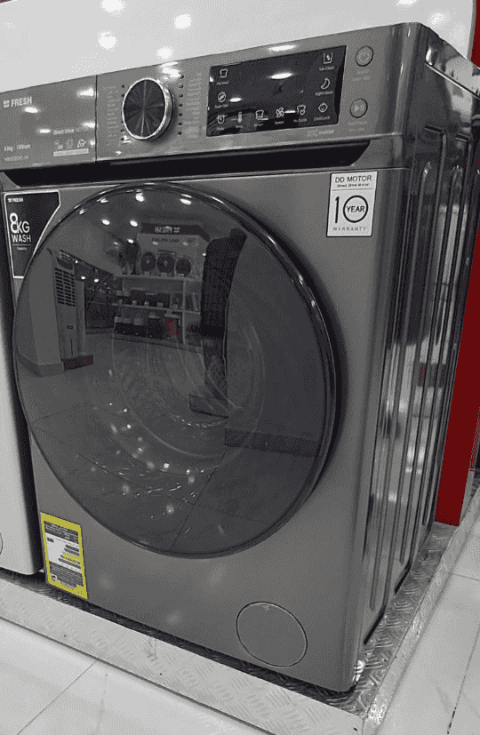 8 kg direct drive washing machine from Fresh