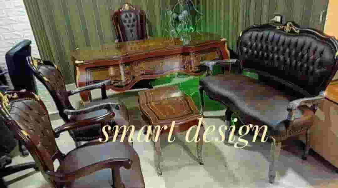 Classic red beech wood desk 