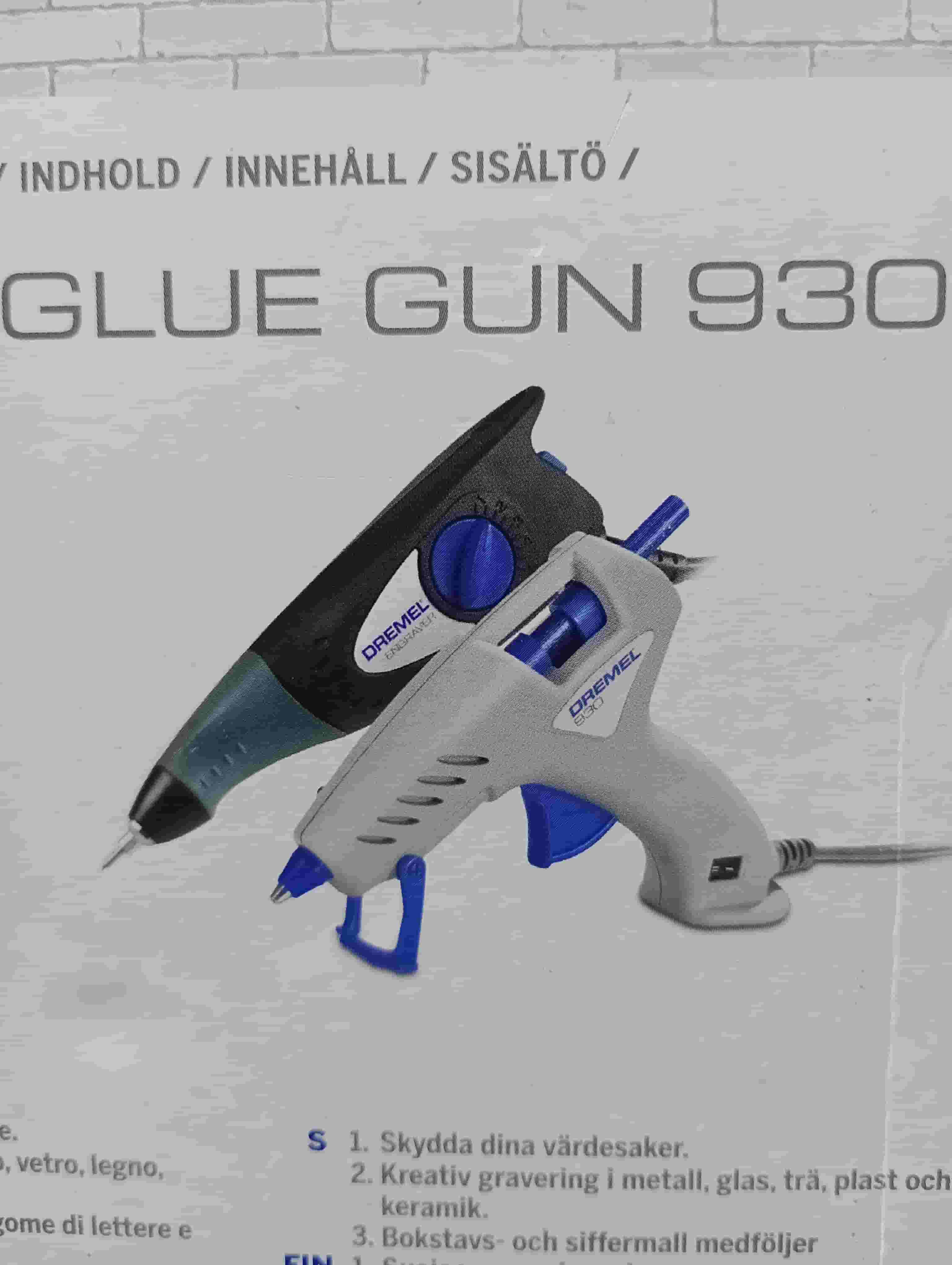 Dremel drill gun and wax gun