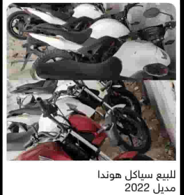 يوجد موتوسيكلات بعدد كبير بوكسر بانسر هوندا سي بي 