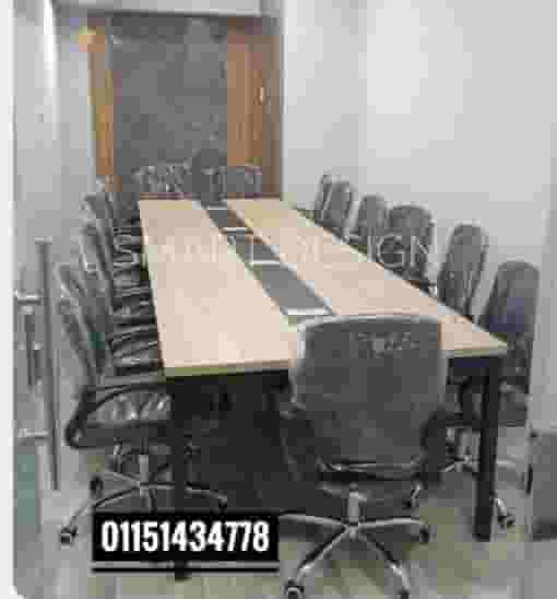 Spanish Mdf wood meeting table