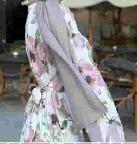 A beautiful floral dress