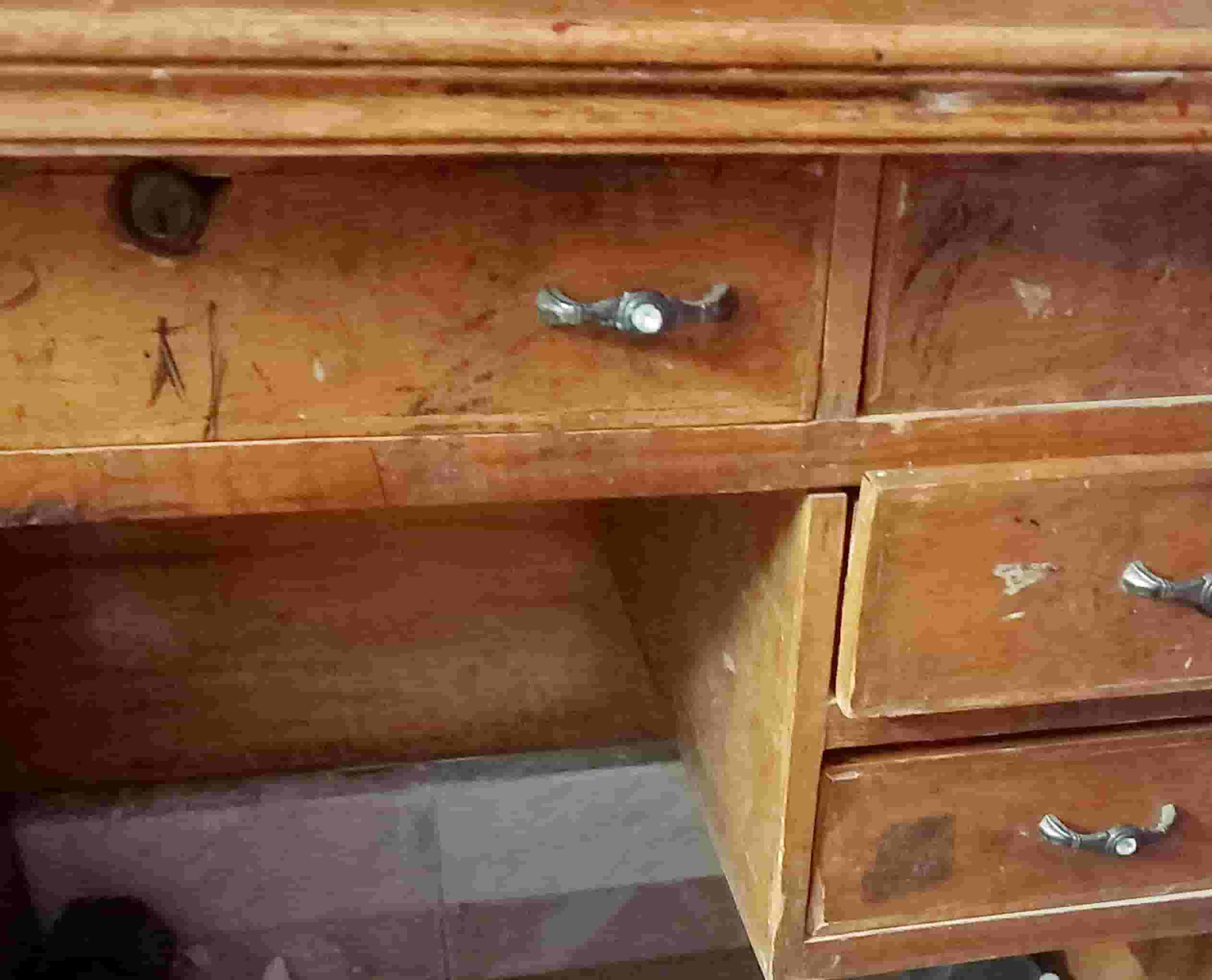 wooden desk