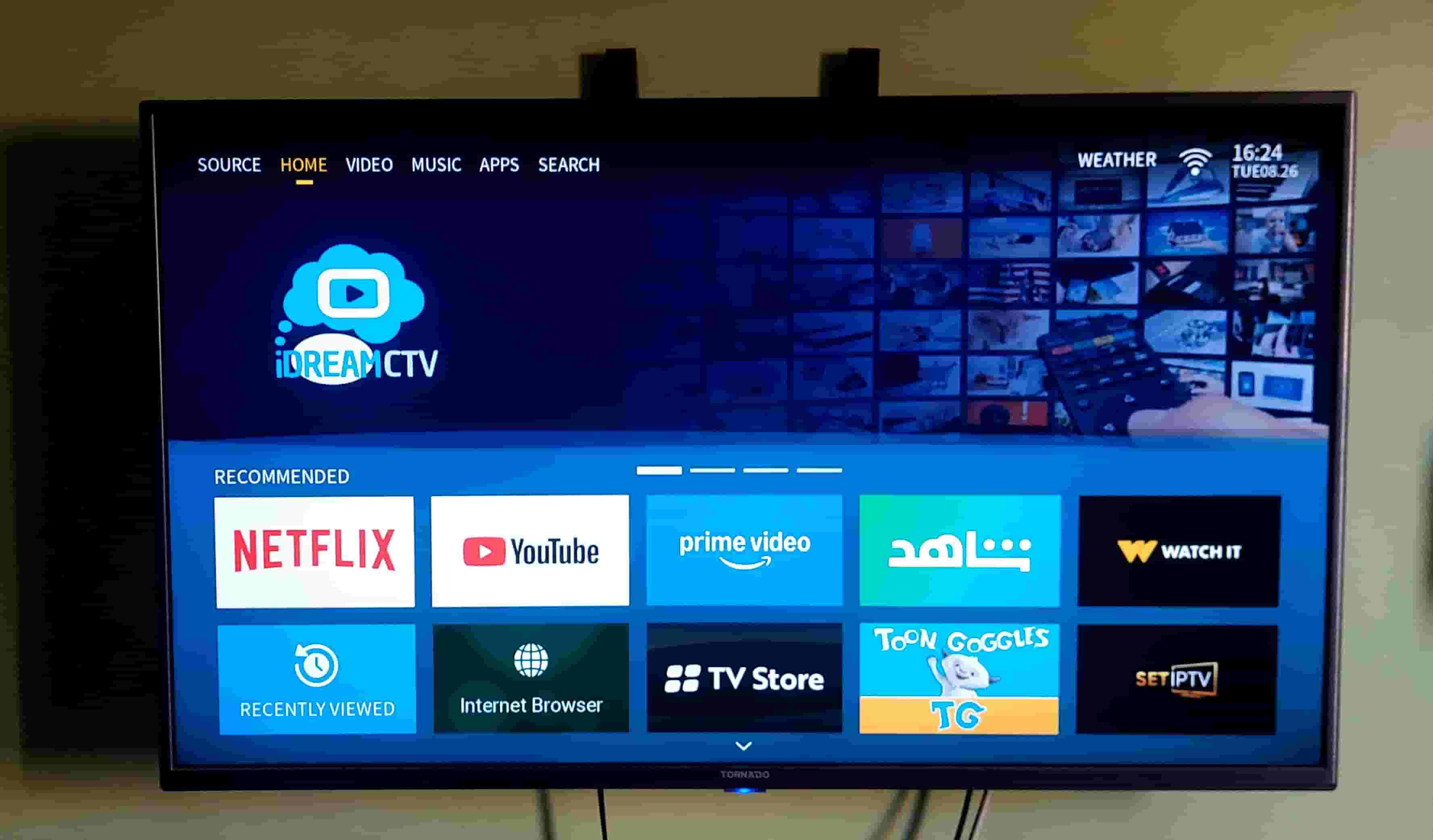 Tornado smart screen 