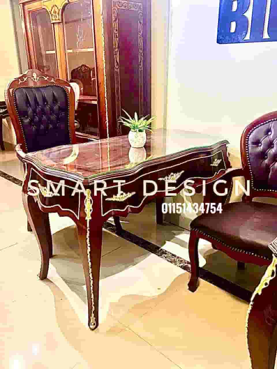 Classic manager desk/classic ministerial office/classic administrative office/red beech wood with copper/office furniture