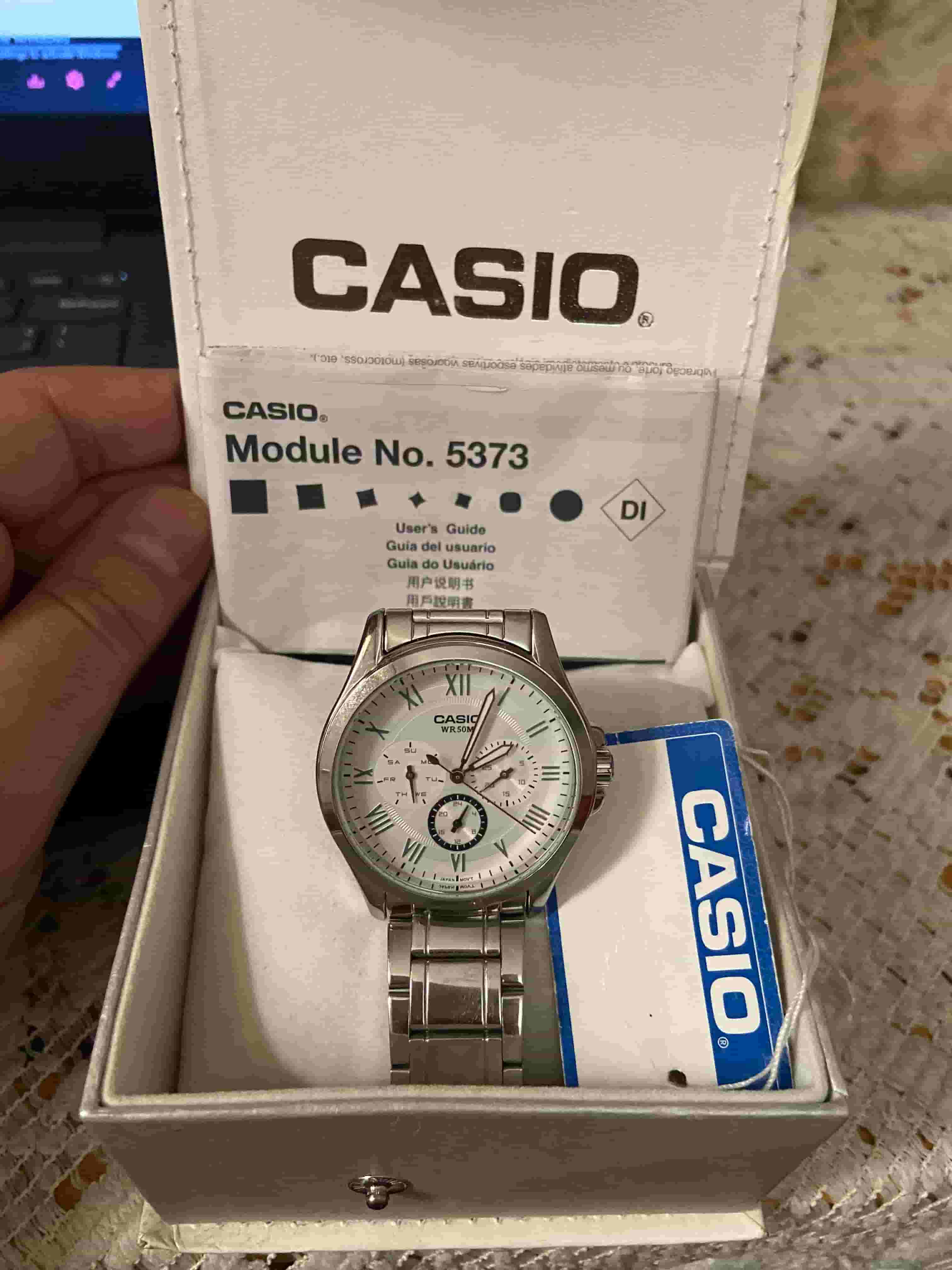 Casio original white watch