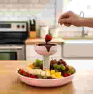 🍽️ طبق مينى مع بولة صوصات بلاستيك  