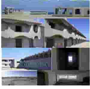 A tourist village under construction in Marsa Alam directly on the sea