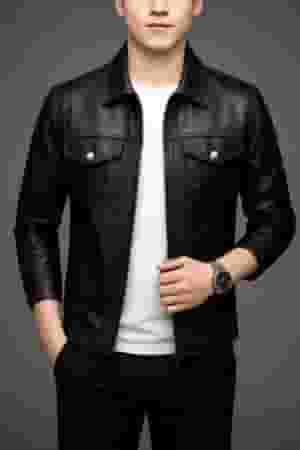 🧥 The elegant leather jacket for men - the style that changes your shape 180 degrees! 🔥

If you are looking for a leather jacket it will make you a check