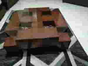 ترابيزه انتريه خشب ٩٠*٩٠