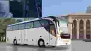 Book the Mercedes 50 passenger bus now!