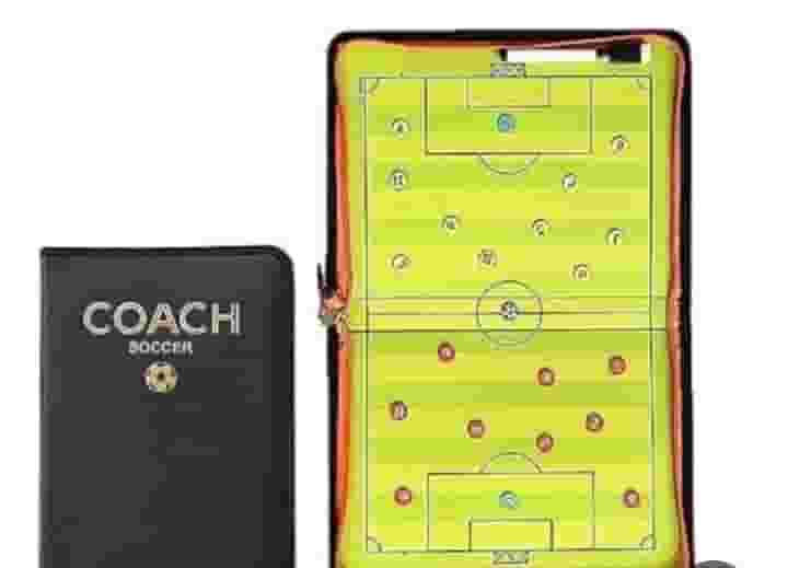 Football training explanation board