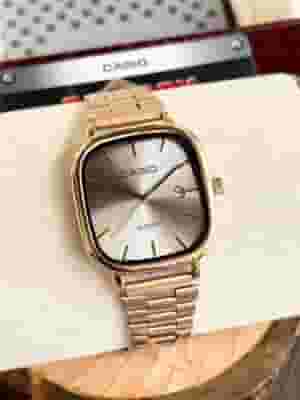 Casio ltp watch 
For lovers of practical watches that are distinctive in terms of shape and quality.