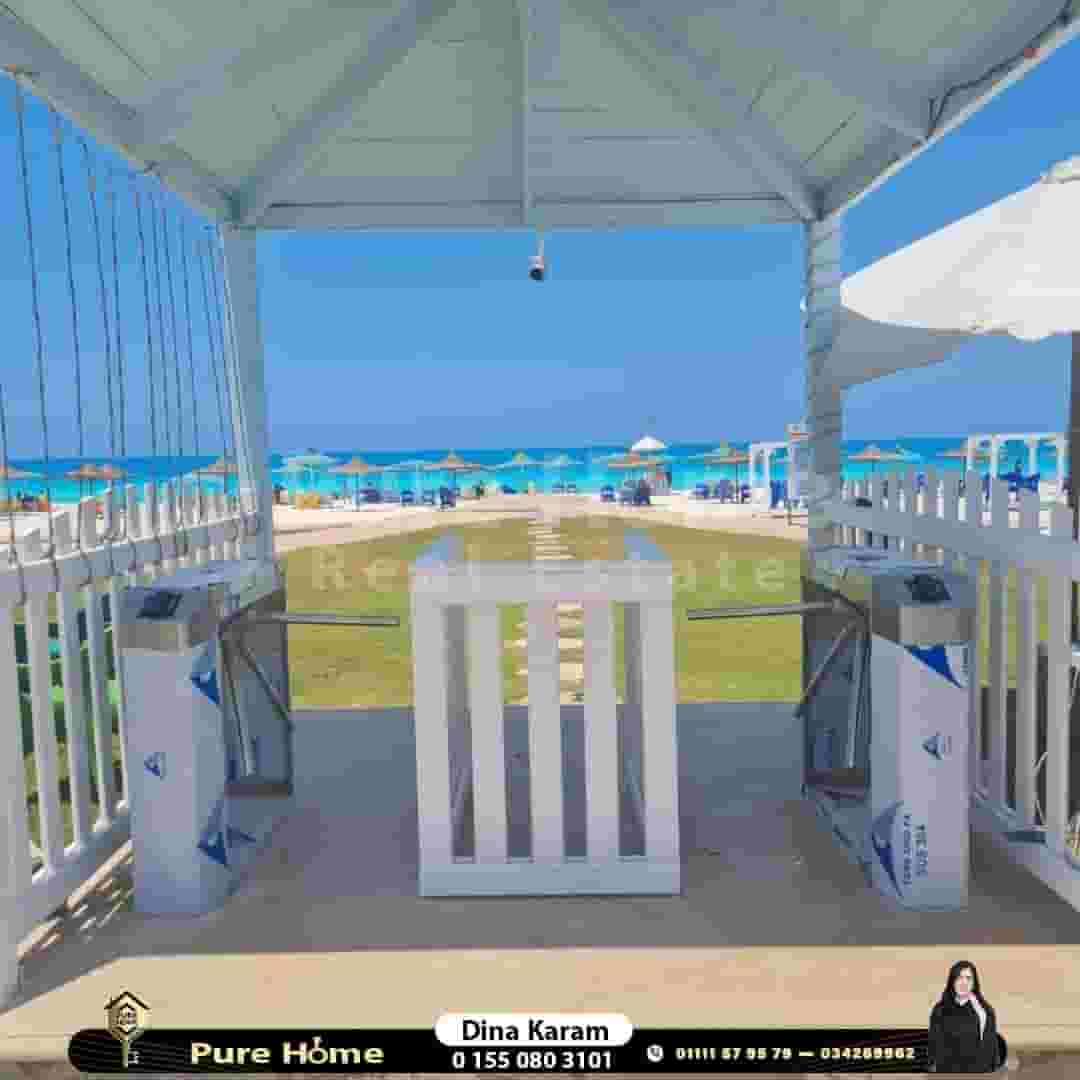 شالية 75م للبيع  مارسيليا بيتش 1  الكيلو 75