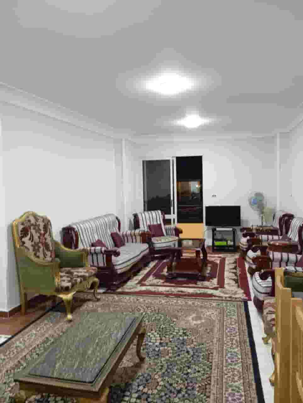  120 m apartment for rent furnished annually and air-conditioned in the most prestigious locations of Asafra 