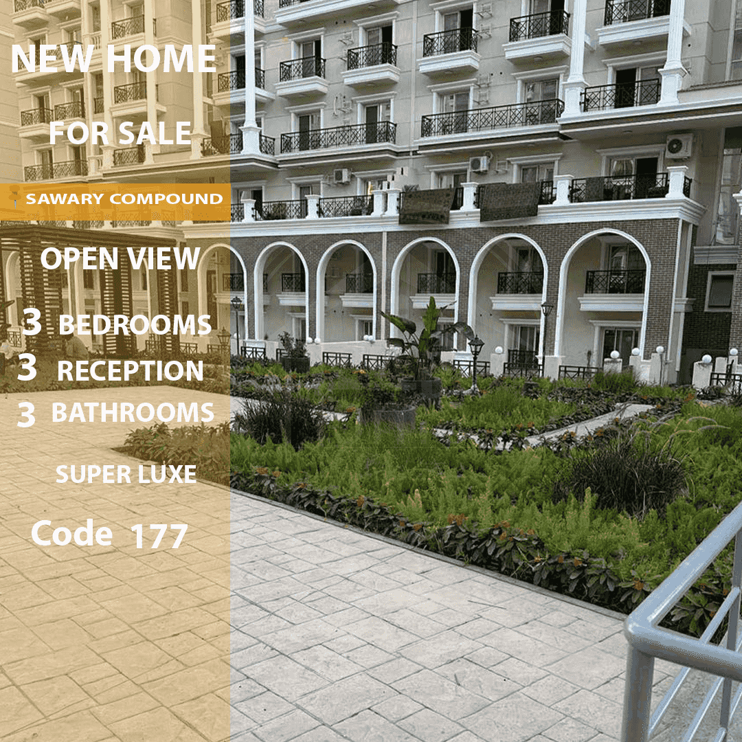 Apartment 177m for rent in Sawary Compound