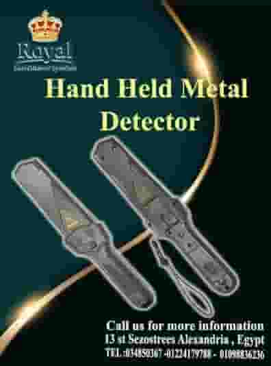 Professional hand held metal detector and weapons!