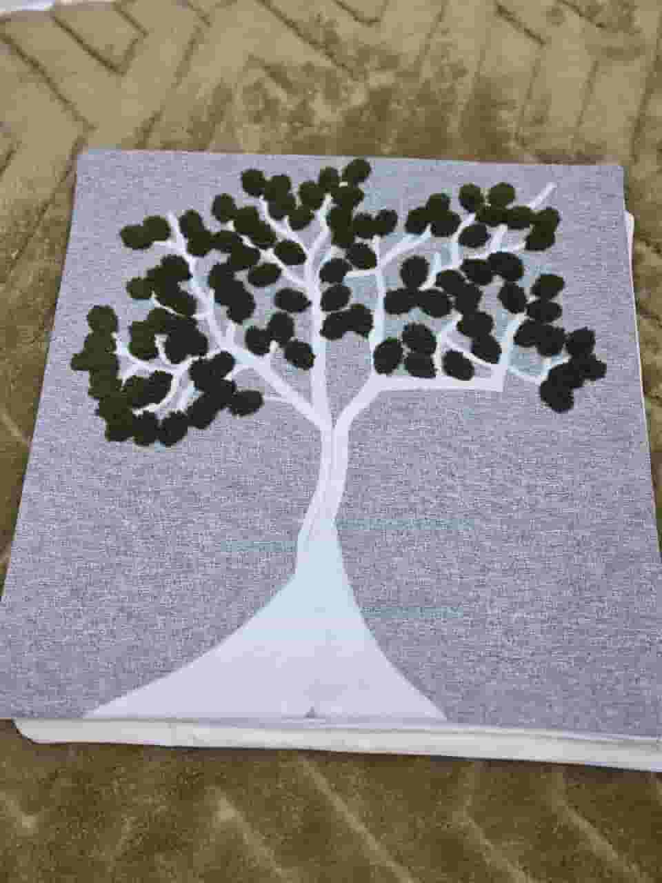 A linen pillow is a masterpiece