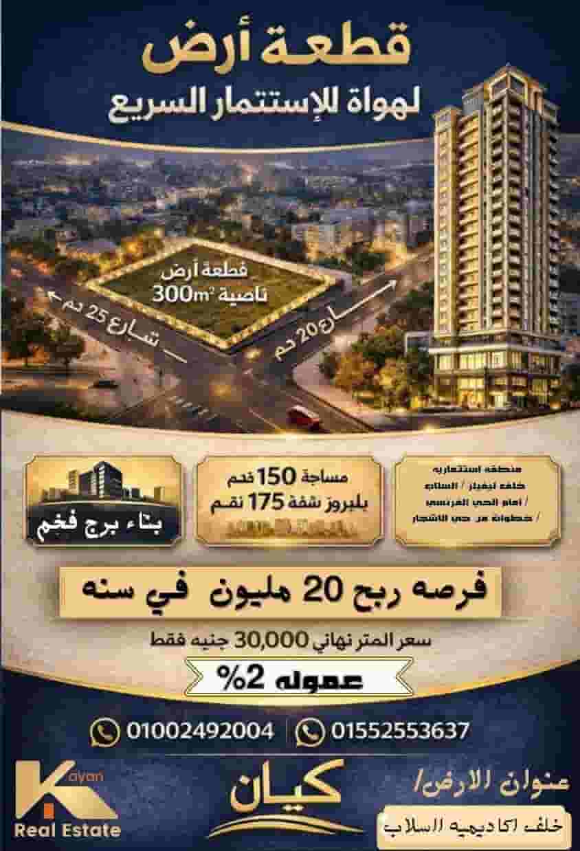 A plot of land for sale