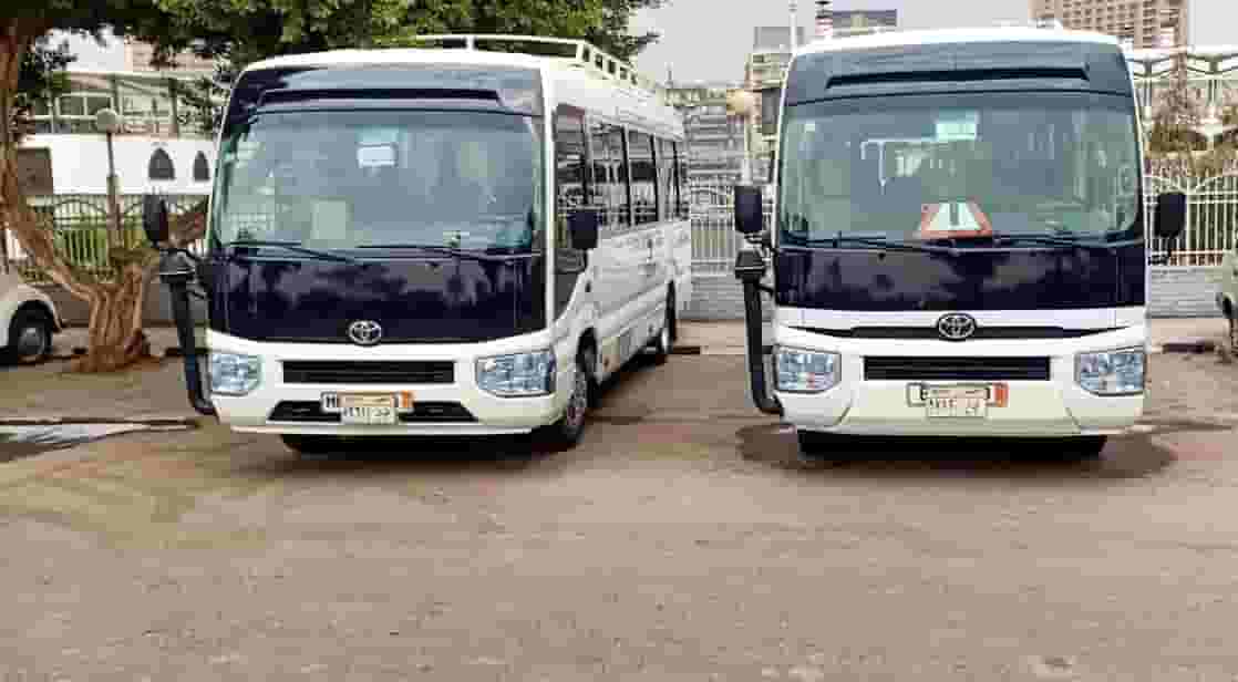 ايجار تويوتا كوستر الى دمياط 