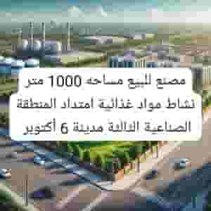 فرصة للاستثمار مصنع للبيع