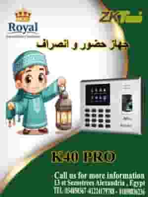 ZKTeco K40 PRO time attendance device 