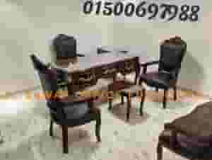 Classic ministerial room, director's office, red beech wood 