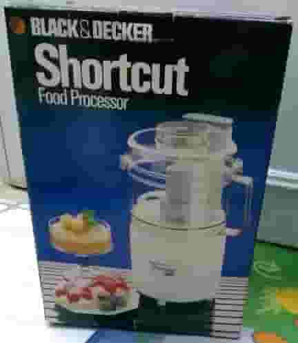 The Black and Decker food processor is imported abroad