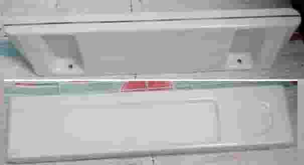 رف حوض لمرايا الحمام