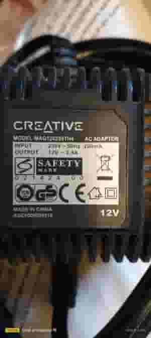 Creative 12 volt power adapter