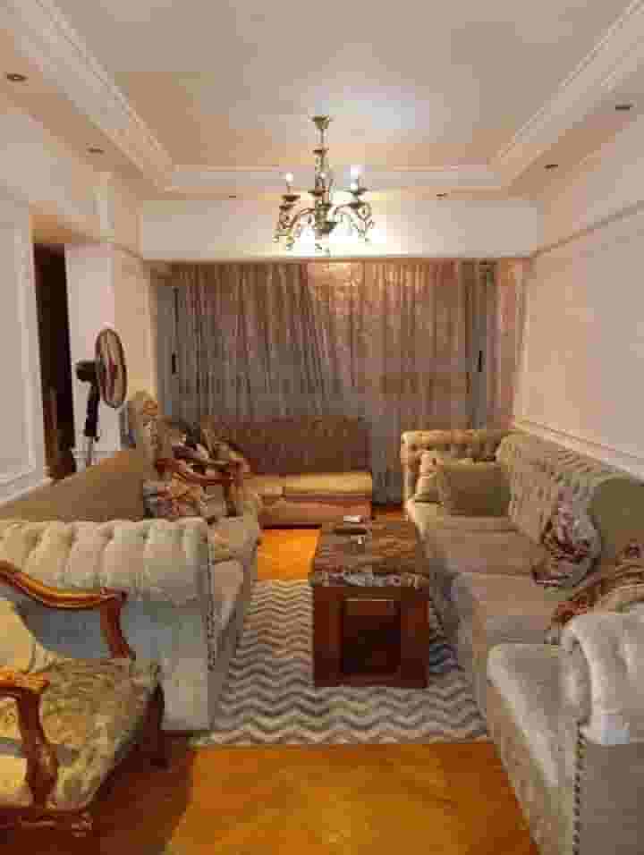 Furnished and air-conditioned apartment for annual rent for Miami lovers, steps from the sea, and Khaled Ibn Al-Walid, the main one for lovers of sophistication