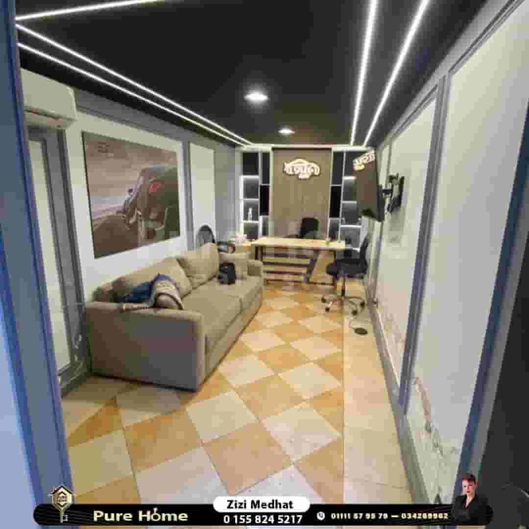 Commercial shop for rent - Mostafa Kamel - on the tram 19 m