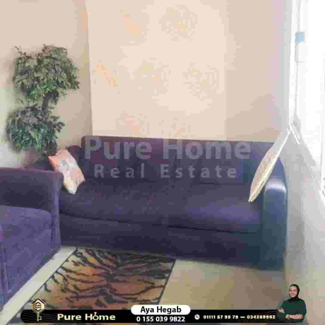 شقة للايجار المفروش - سموحة - متفرع من شارع النصر