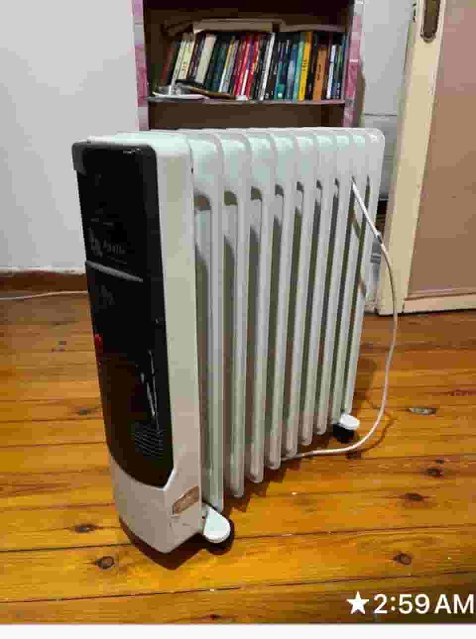 Electric heater with timer