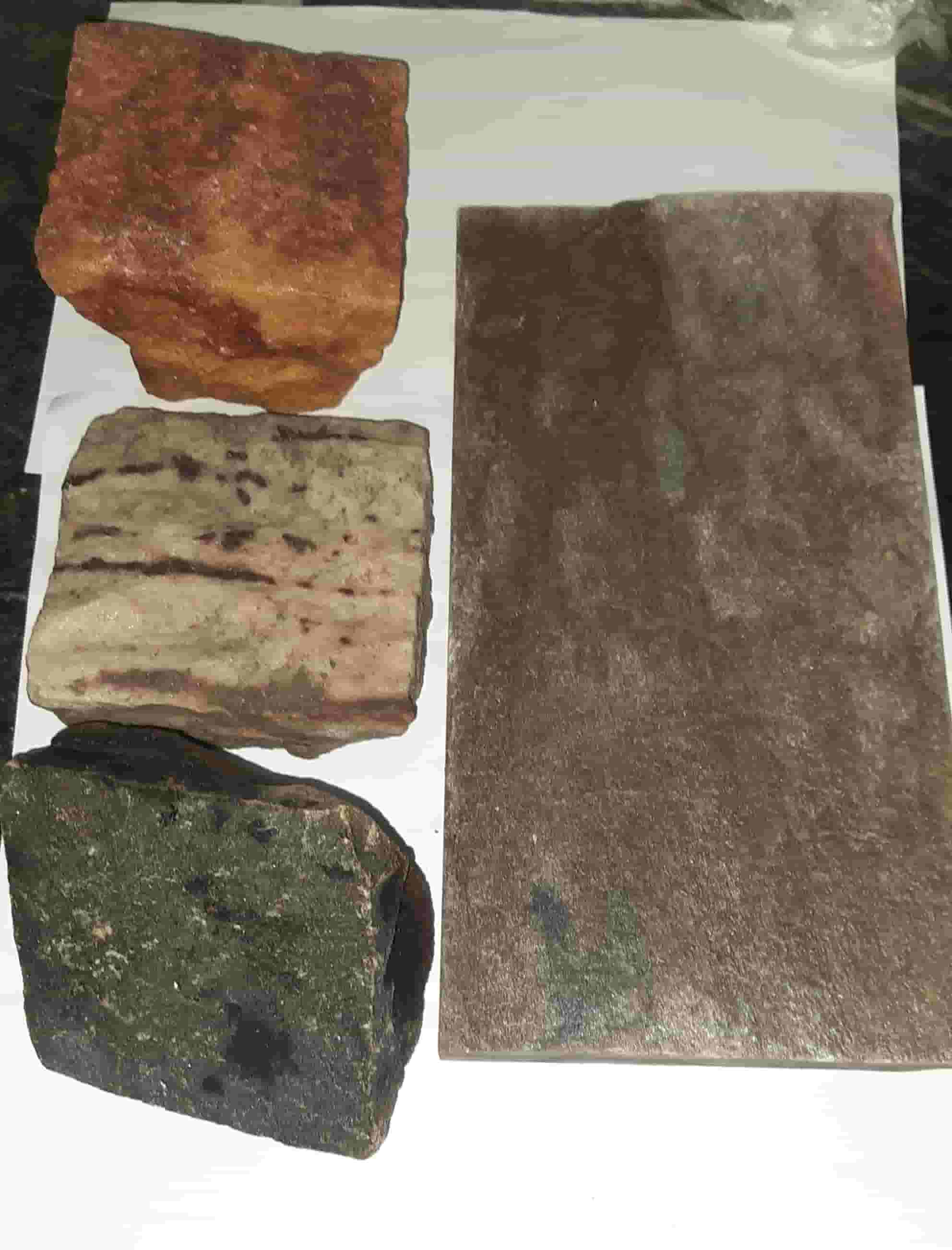 Natural stone, mica and color basalt