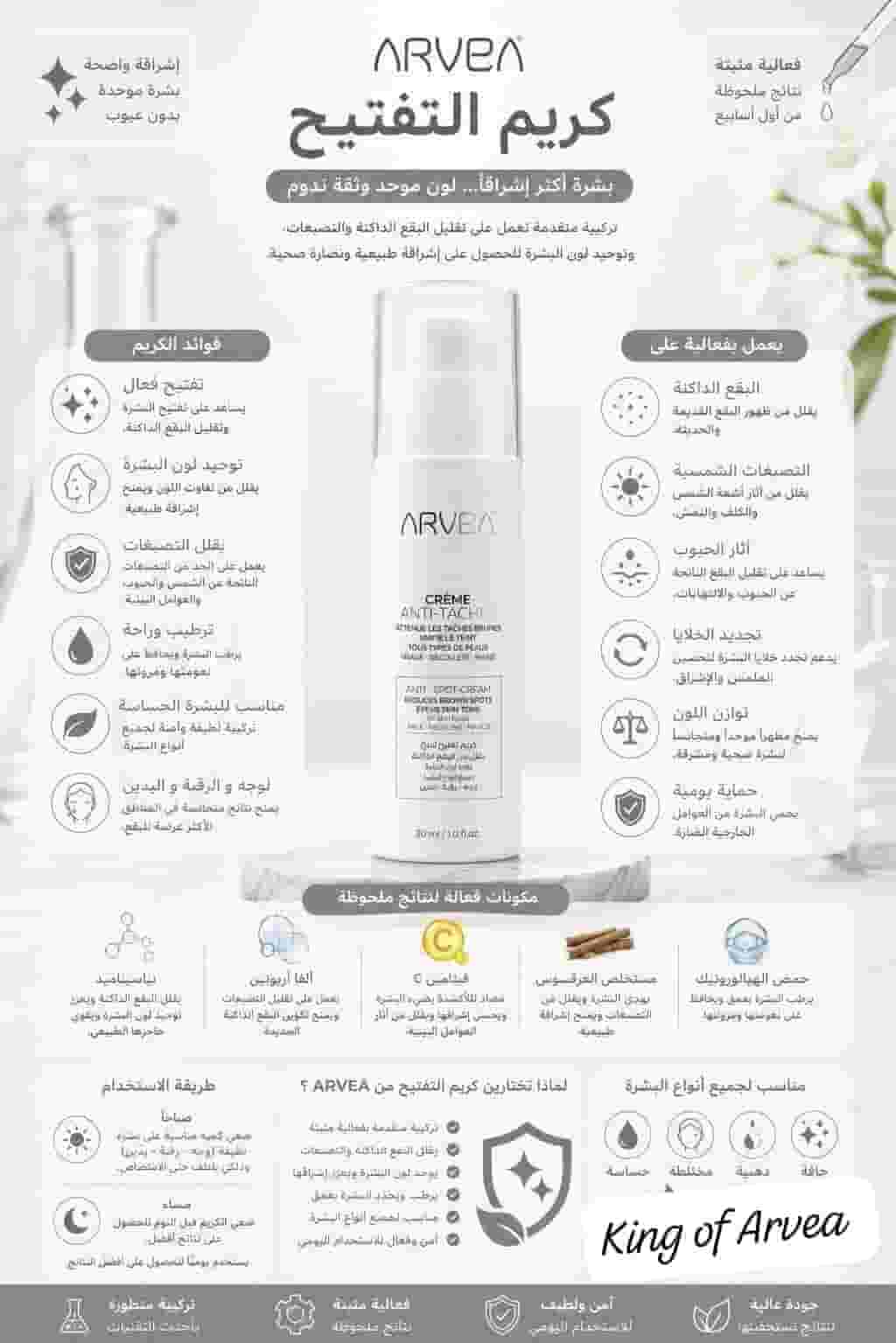 Arvia anti-stain cream