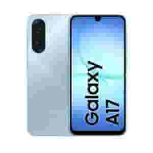 Samsung A17 mobile phone for sale, version 6, 128 GB, pink with link and carton