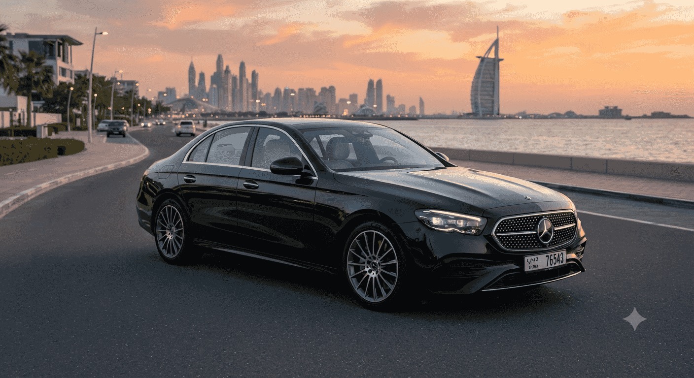 Rent a Mercedes E200 model 2026 for an exceptional travel experience from Cairo Airport to Marsa Alam
