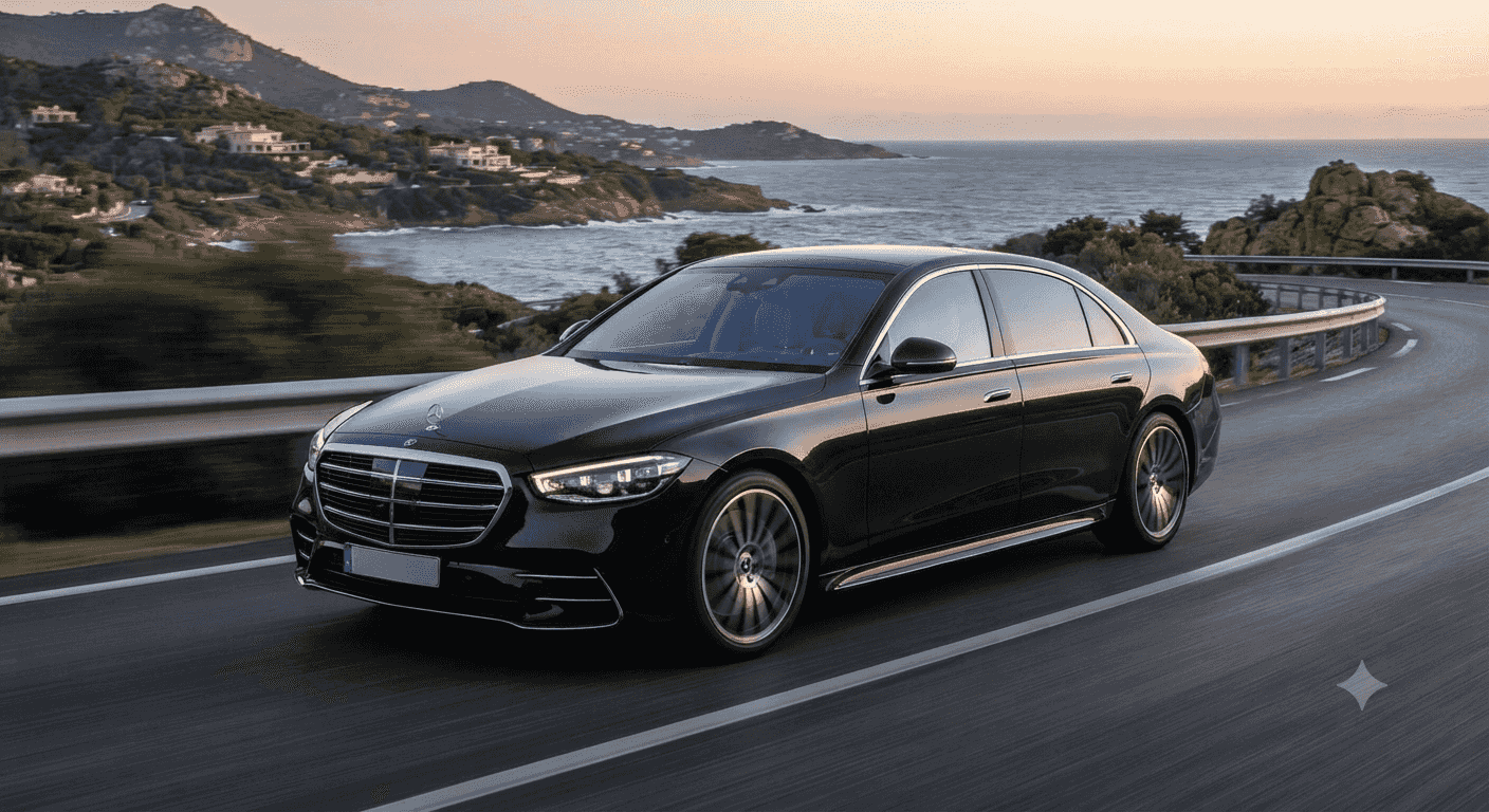Rent a Mercedes S500 model 2026 with the highest standards of luxury and comfort with Tourist