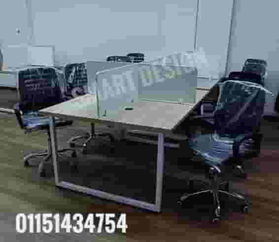 Workstation/work cell/staff desk/high quality Spanish MDF wood partition available in all shapes and sizes and all office furniture
