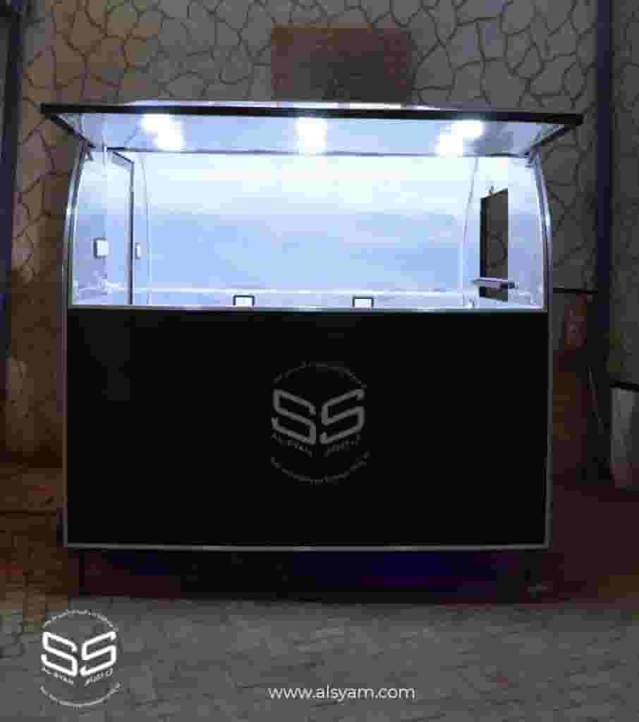 Brand-Quality Black Food Truck / Mobile Kiosk – Fully Insulated, Ready to Operate | 240x200cm