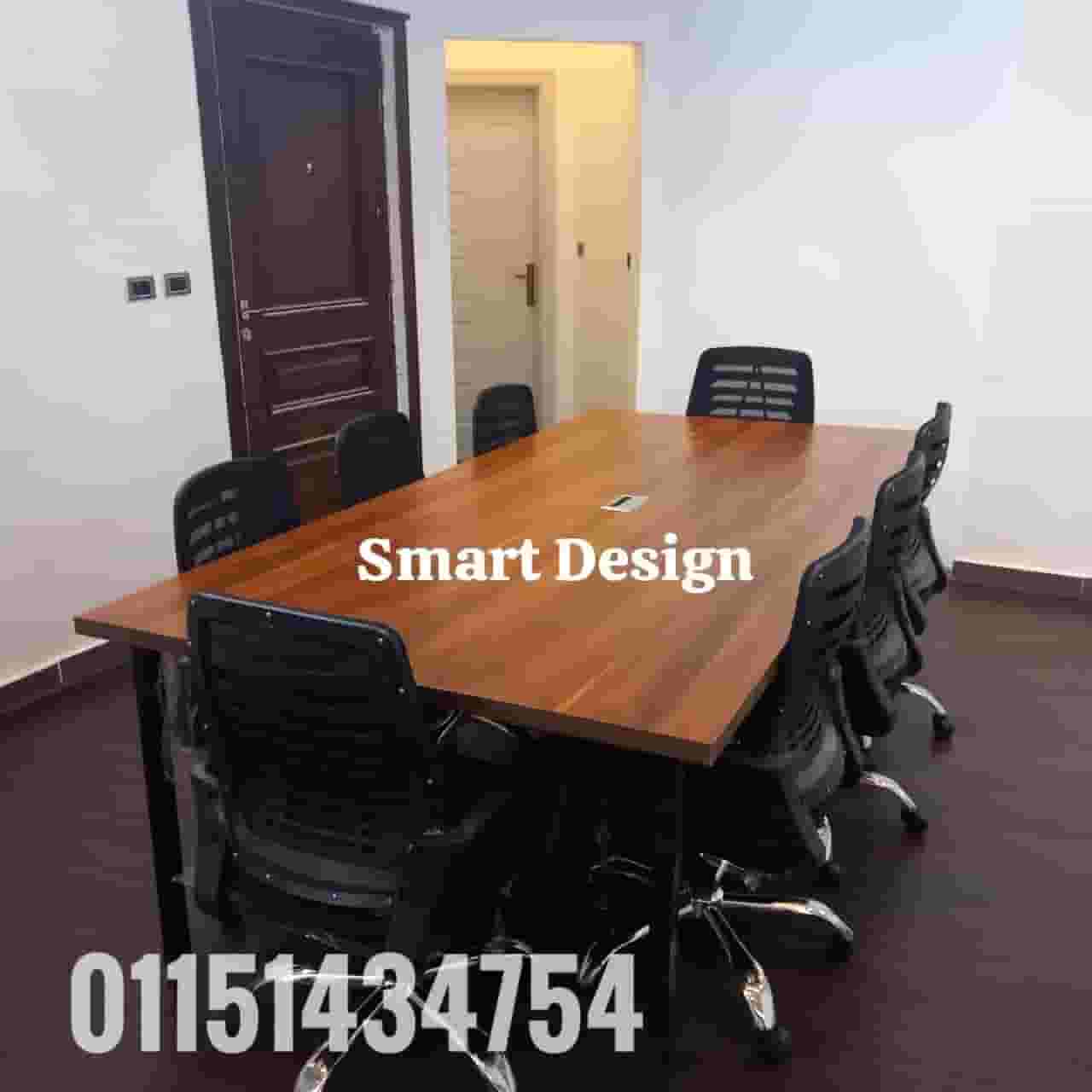 Modern meeting table or table/high quality Spanish MDF wood. All shapes and sizes are available