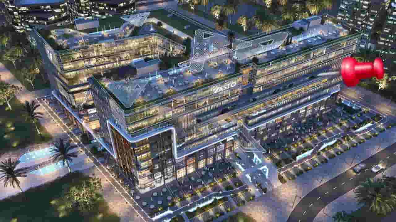 مكتب اداري 50م للبيع في Vasto plaza mall العاصمة الادارية new capital بالتقسيط على 10 سنوات على البرج الايقوني