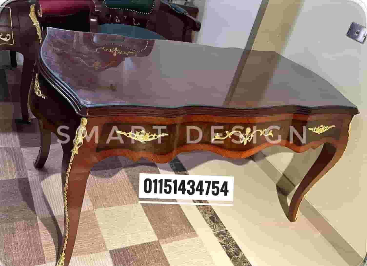 Classic beech wood administrative office with copper available in all sizes