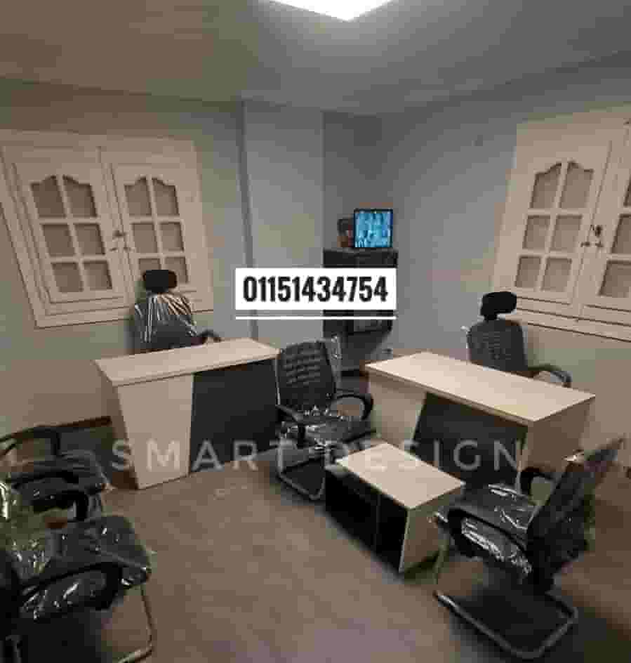 An employee's office with imported Spanish MDF wood is available in all shapes and sizes