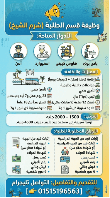 وظيفة قسم الطلبة
