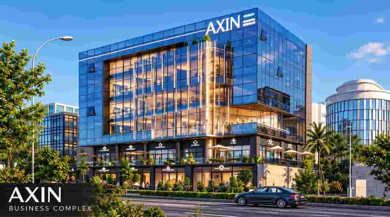مكتب على التسعين الشمالي 24 متر Axin business complex mall